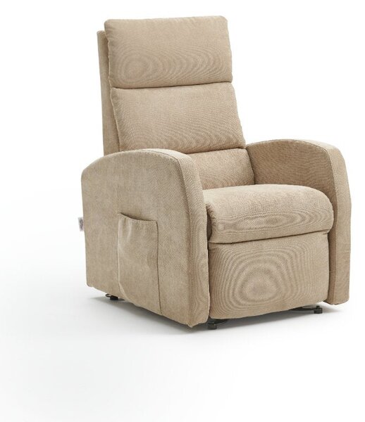 Poltrona Alzapersona Elettrica 2 Motori 72x111x86 cm Martina in Microfibra Dispositivo Medico 1 Beige