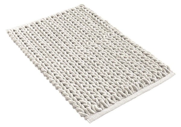 Tappetino per il bagno color crema 50x80 cm Ariel – douceur d'intérieur