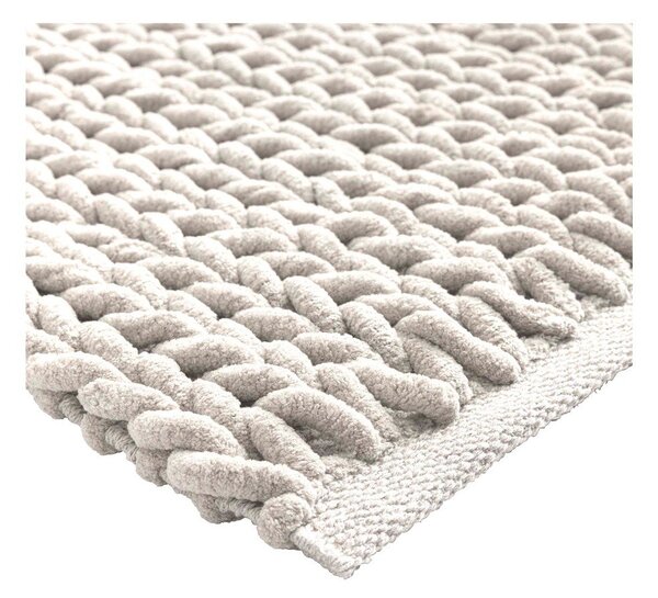 Tappetino per il bagno color crema 50x80 cm Ariel – douceur d'intérieur