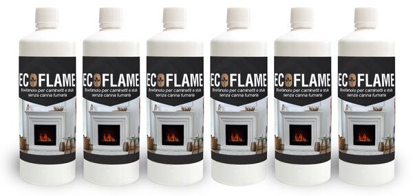 Bioetanolo 6 Litri Combustibile Ecologico per Camini Caminetti Biocamini