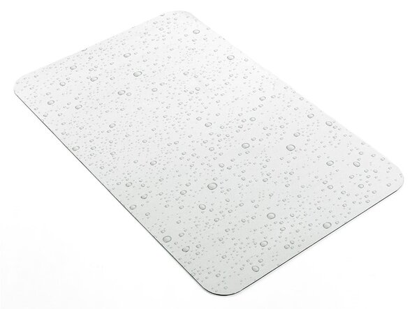 Tappetino per il bagno grigio chiaro 50x120 cm Splash – douceur d'intérieur