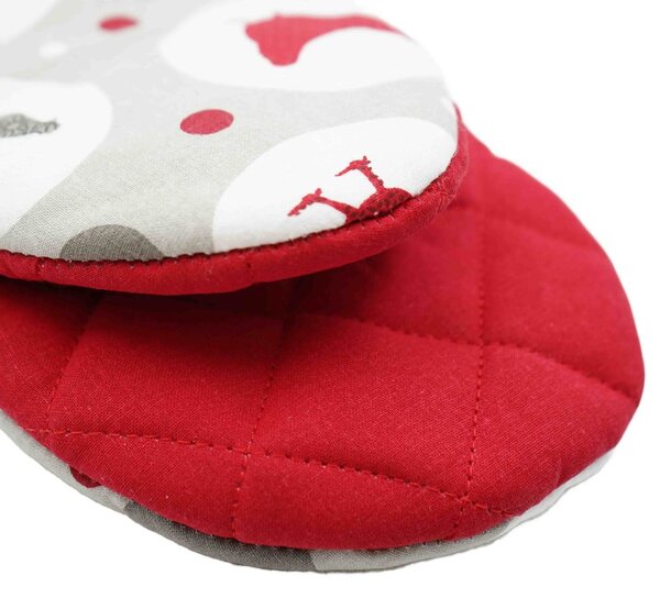 Guanto da forno in cotone Suzette – douceur d'intérieur