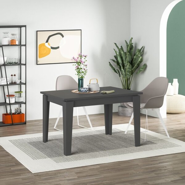 Tavolo Allungabile 120x80 cm in MDF Megaron Antracite