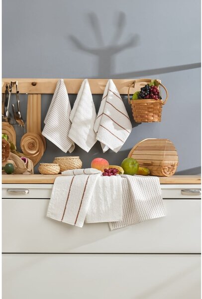 Set di strofinacci in cotone 6 pz 30x50 cm Sofya – Foutastic