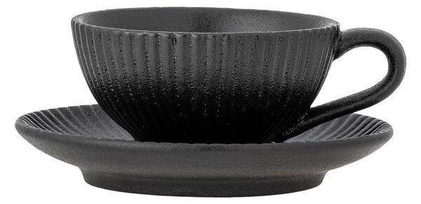 Tazzina per cappuccino nera in ceramica 200 ml Neri – Bloomingville