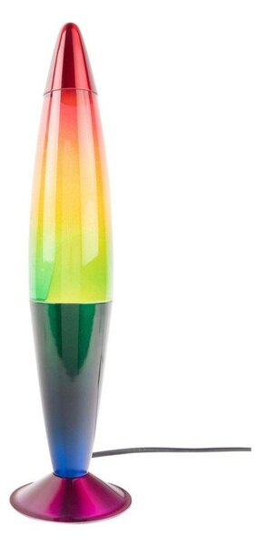 Lava lamp verde in vetro (altezza totale 41,5 cm) Rainbow Rocket Lava – Leitmotiv