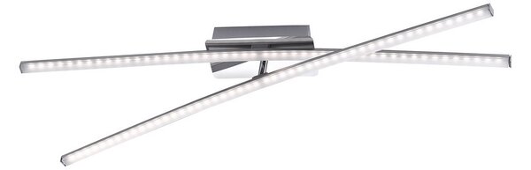 Plafoniera LED di design con elemento luminoso mobile