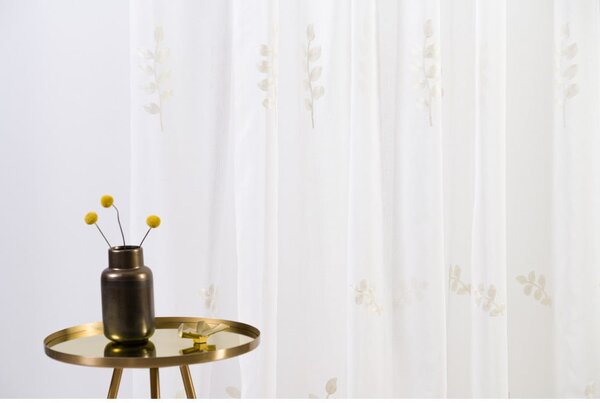 Tenda sottile color crema 140x245 cm Melissa – Mendola Fabrics