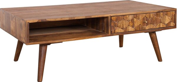 Tavolino da salotto 100 cm in legno, design moderno per il soggiorno. ACQUISTA ORA