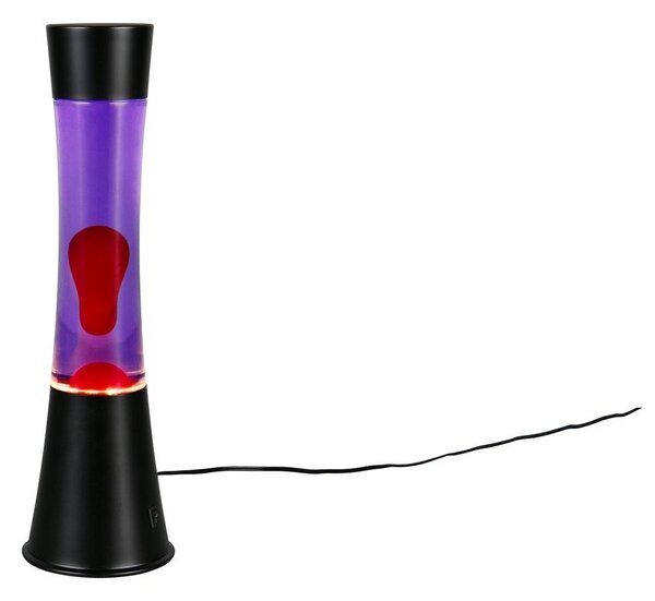 Lava lamp LED nera (altezza totale 39,5 cm) Etna – Reality