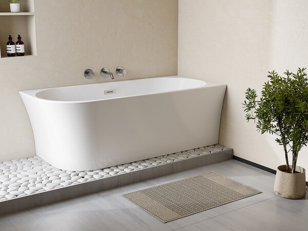 Vasca da bagno angolare - 170 x 75 x 59 cm - Acrilico - Bianco - Angolo retto - 228 L - PONTICOLA