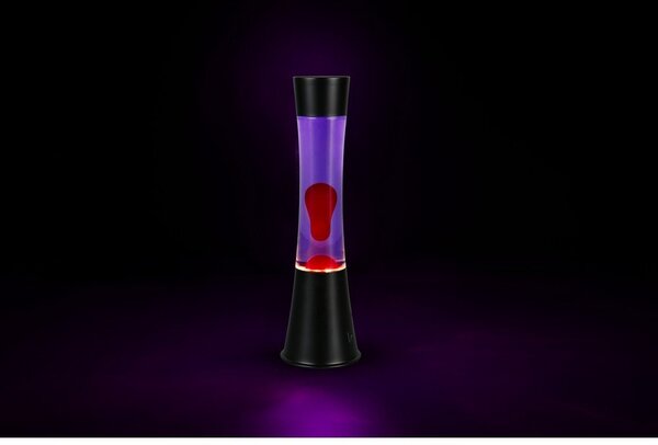Lava lamp LED nera (altezza totale 39,5 cm) Etna – Reality