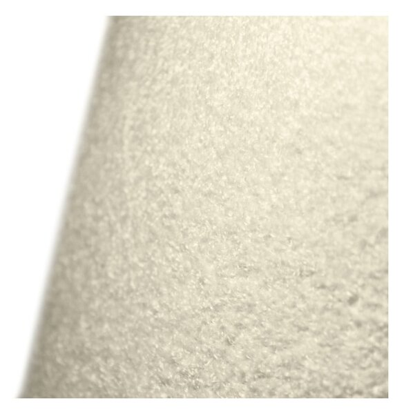 Puof a sacco grigio chiaro con rivestimento in bouclé Seat Lounge – SLOWDOWN