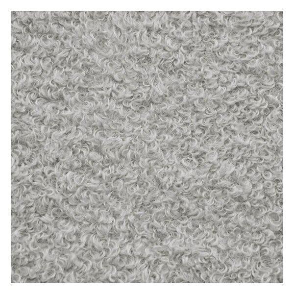 Puof a sacco grigio chiaro con rivestimento in bouclé Seat Lounge – SLOWDOWN
