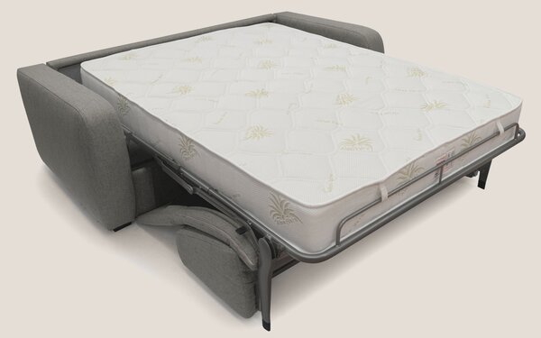 Divano Letto 3 Posti 195x93x100 cm in Tessuto Talpa