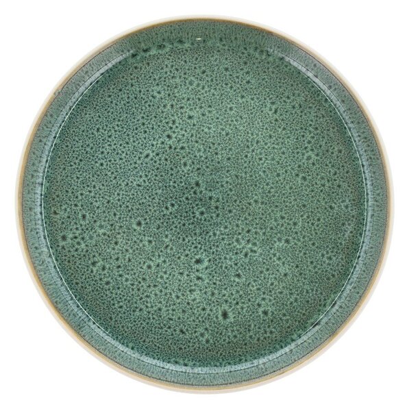 Piatto da dolce bianco/verde in gres ø 21 cm Gastro White/Green – Bitz