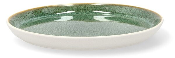 Piatto da dolce bianco/verde in gres ø 21 cm Gastro White/Green – Bitz
