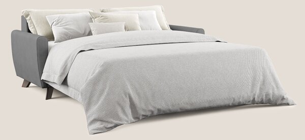 Divano Letto 2 Posti 168x97x96 cm in Tessuto Grigio