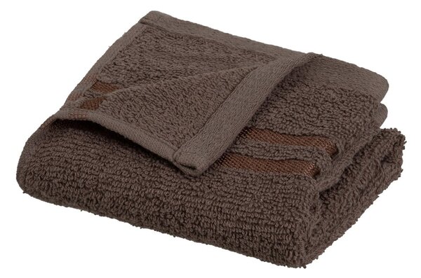 Asciugamano tipo terry marrone in cotone 30x50 cm Simple – Casa Selección