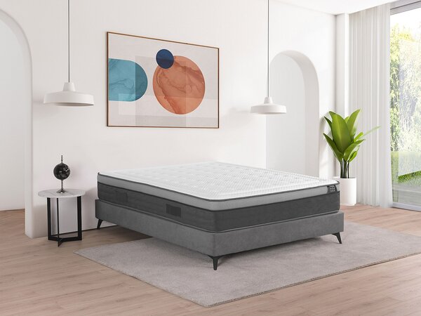 Materasso matrimoniale matrimoniale a molle insacchettate 7 zone e schiuma memory foam 160 x 200 cm ibrido sp. 30 cm - ASGARD di DREAMEA