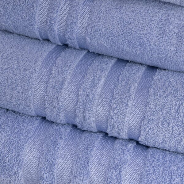 Asciugamano tipo terry blu in cotone 30x50 cm Simple – Casa Selección