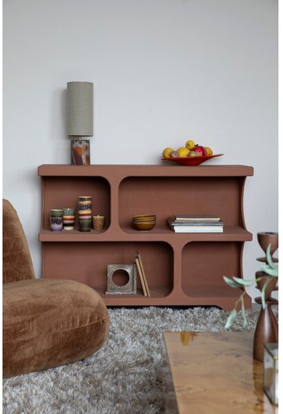 Libreria color terracotta 120x85x37 cm Dundee – Dutchbone