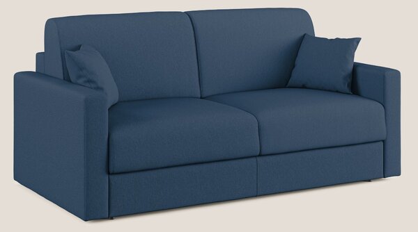 Divano Letto 2 Posti 166x92x96 cm in Tessuto Blu
