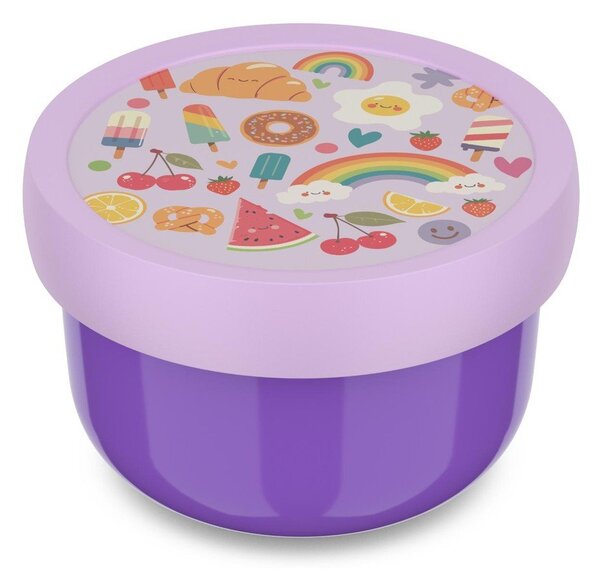 Portapranzo per bambini viola in plastica Food Fest – Mepal