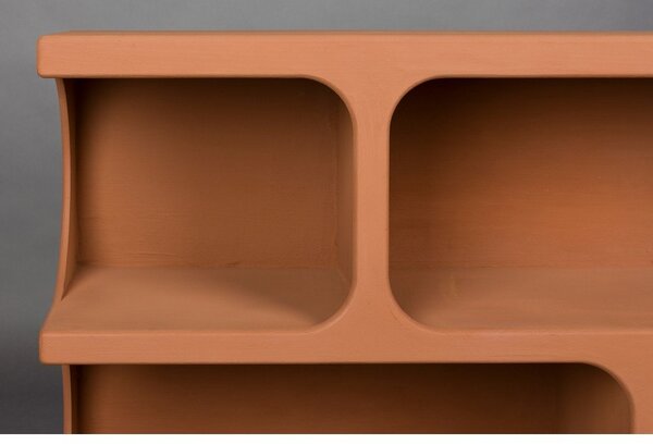 Libreria color terracotta 120x85x37 cm Dundee – Dutchbone