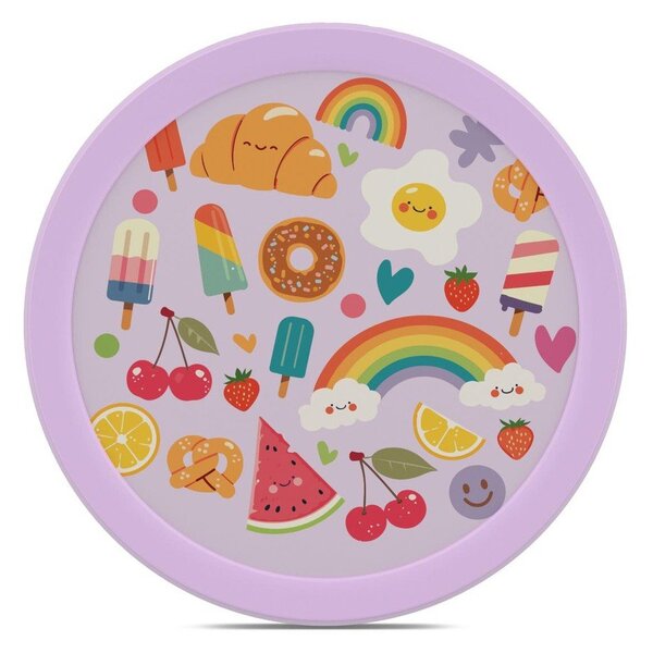 Portapranzo per bambini viola in plastica Food Fest – Mepal