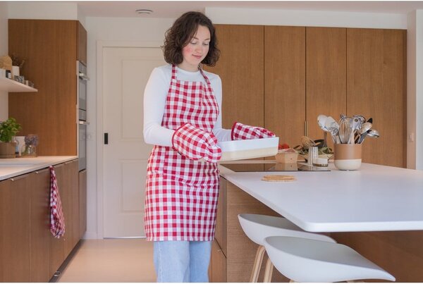 Grembiule in cotone Gingham – Tiseco Home Studio