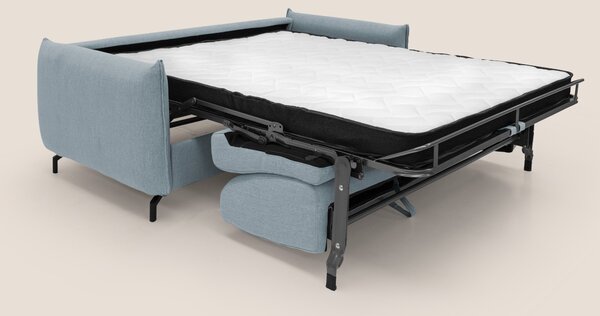 Divano Letto 2 Posti 175x95x96 cm in Tessuto Carta Da Zucchero