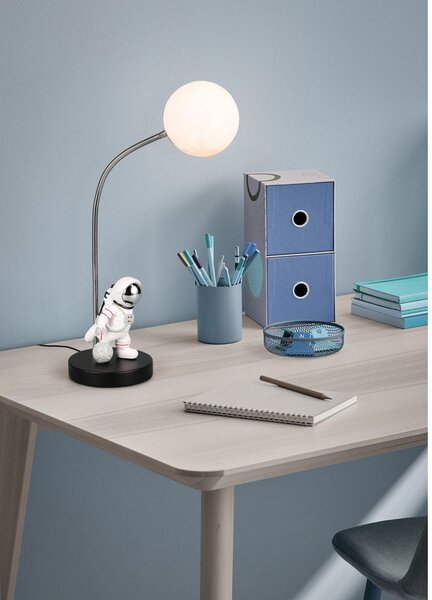 Lampada da tavolo per bambini nera Arm – Reality