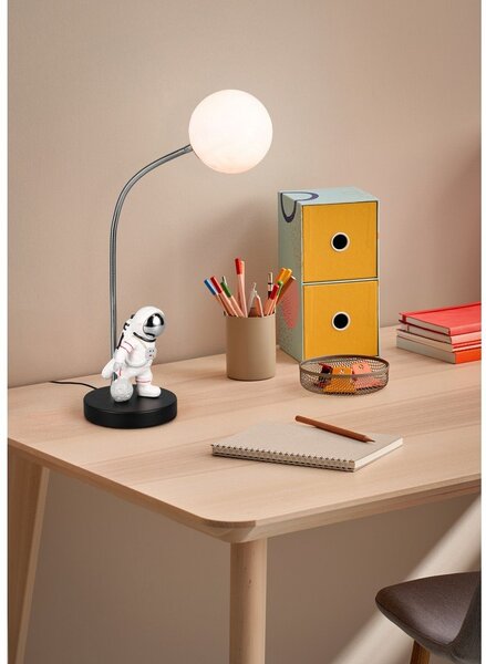 Lampada da tavolo per bambini nera Arm – Reality