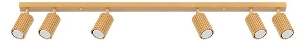 Faretto dorato 6,5x117 cm Gleam – Sollux