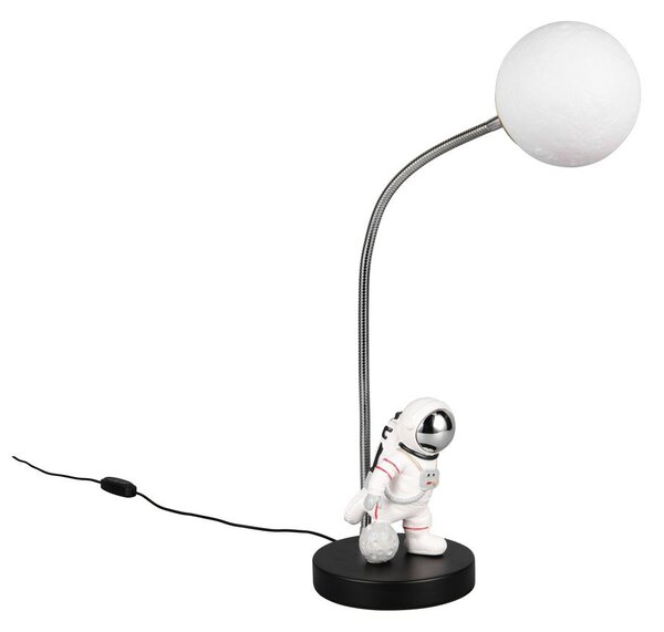 Lampada da tavolo per bambini nera Arm – Reality