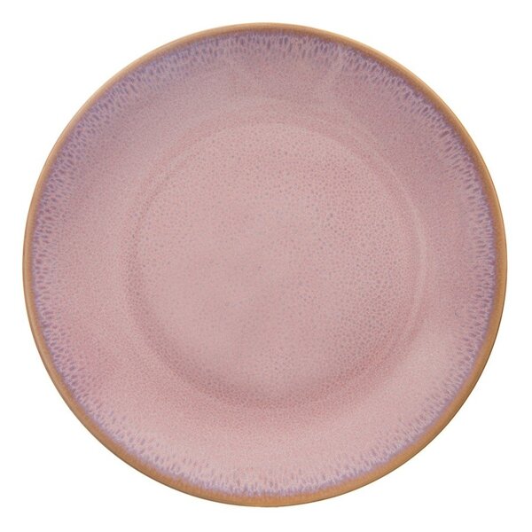 Piatto da dolce rosa in ceramica ø 20,5 cm Glaze – Orion
