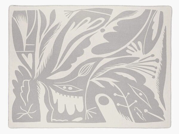 Coperta grigio chiaro 165x200 cm Lino – noo.ma