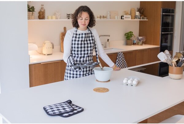 Grembiule in cotone Gingham – Tiseco Home Studio