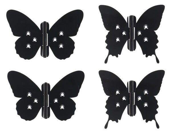 Cerniere per porte in metallo 4 pezzi Butterfly - Esschert Design