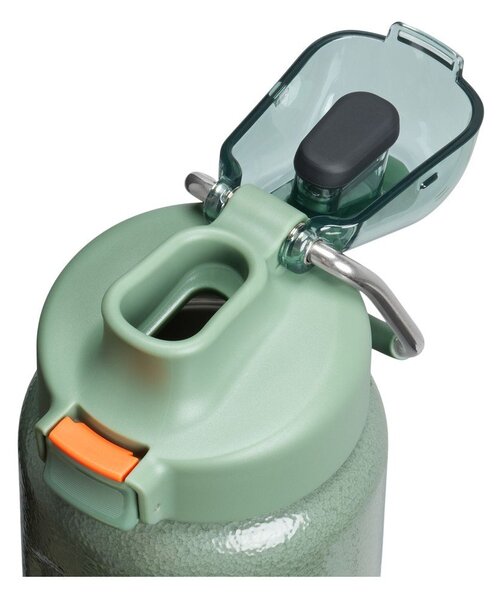 Bottiglia bottiglia da viaggio verde in acciaio inox 700 ml Wellspring Bottle Hammertone Green – Stanley