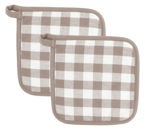 Presine in set in cotone 2 pz Gingham – Tiseco Home Studio