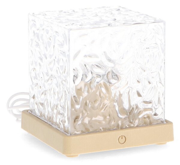 Lampada da tavolo Led touch Cube USB 3W RGB + Bianco freddo con telecomando M LEDME