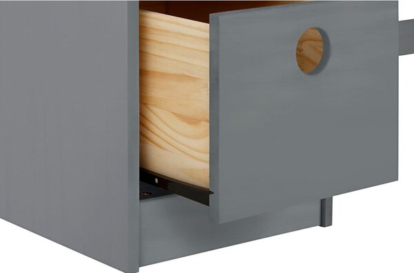 Scrivania in legno di pino 50x100 cm Alpi - Støraa