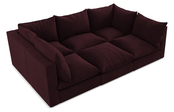 Divano burgundy 255 cm Manao – Makamii