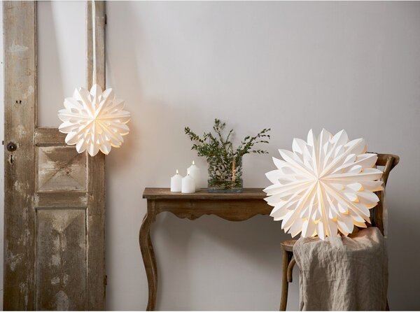 Decorazione natalizia bianca , ø 60 cm Clipp - Star Trading