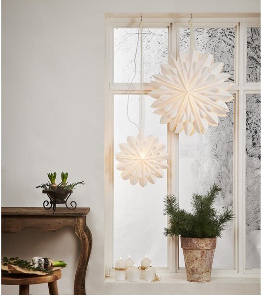 Decorazione natalizia bianca , ø 60 cm Clipp - Star Trading