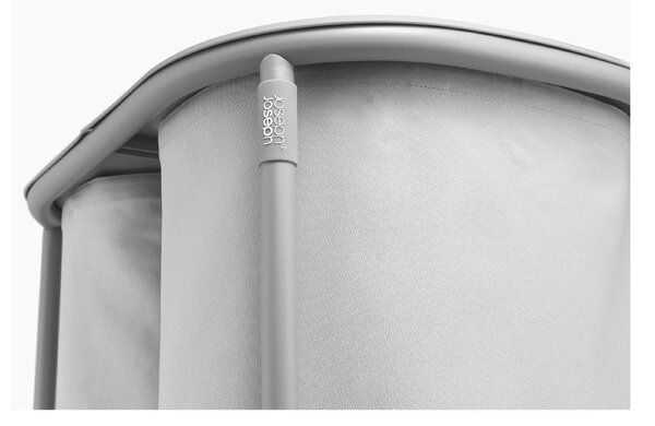 Cesta per il bucato grigio chiaro in tessuto 2x40 l Duo – Joseph Joseph