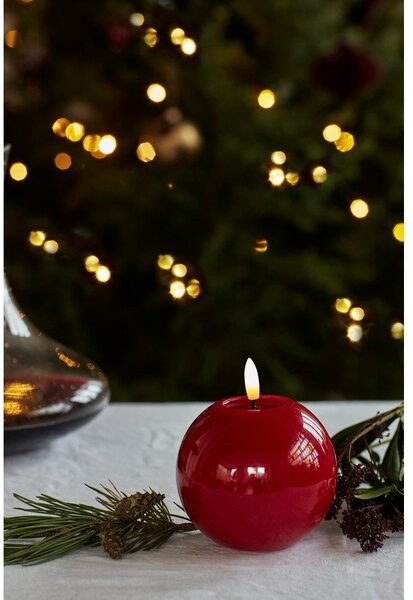 Candela a LED con alimentazione a batteria (altezza totale 9 cm) Sille – Sirius