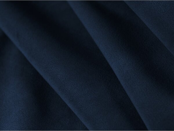 Poggiapiedi blu con rivestimento in velluto Rome Velvet – Cosmopolitan Design